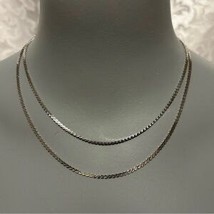 Adjustable Silver-Tone S-Chain Necklace